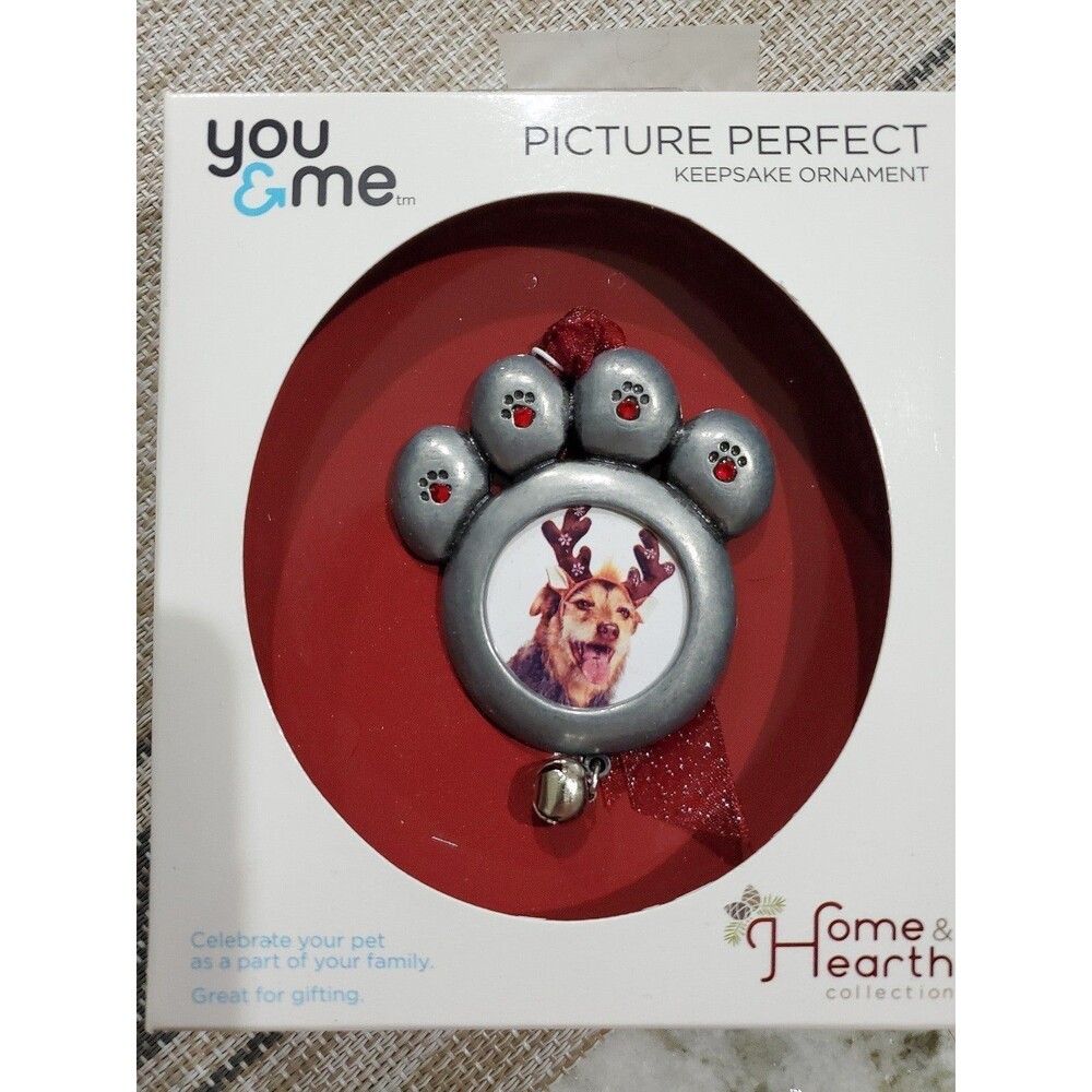 Ornament Pet Picture Frame NEW You & Me Home and Hearth Collection